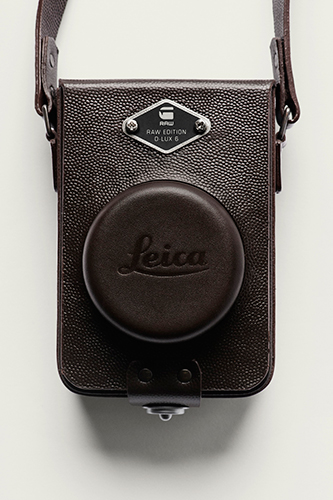 LEICA HANDBAG "ANDREA" FOR C-LUX IN BLACK LEATHER